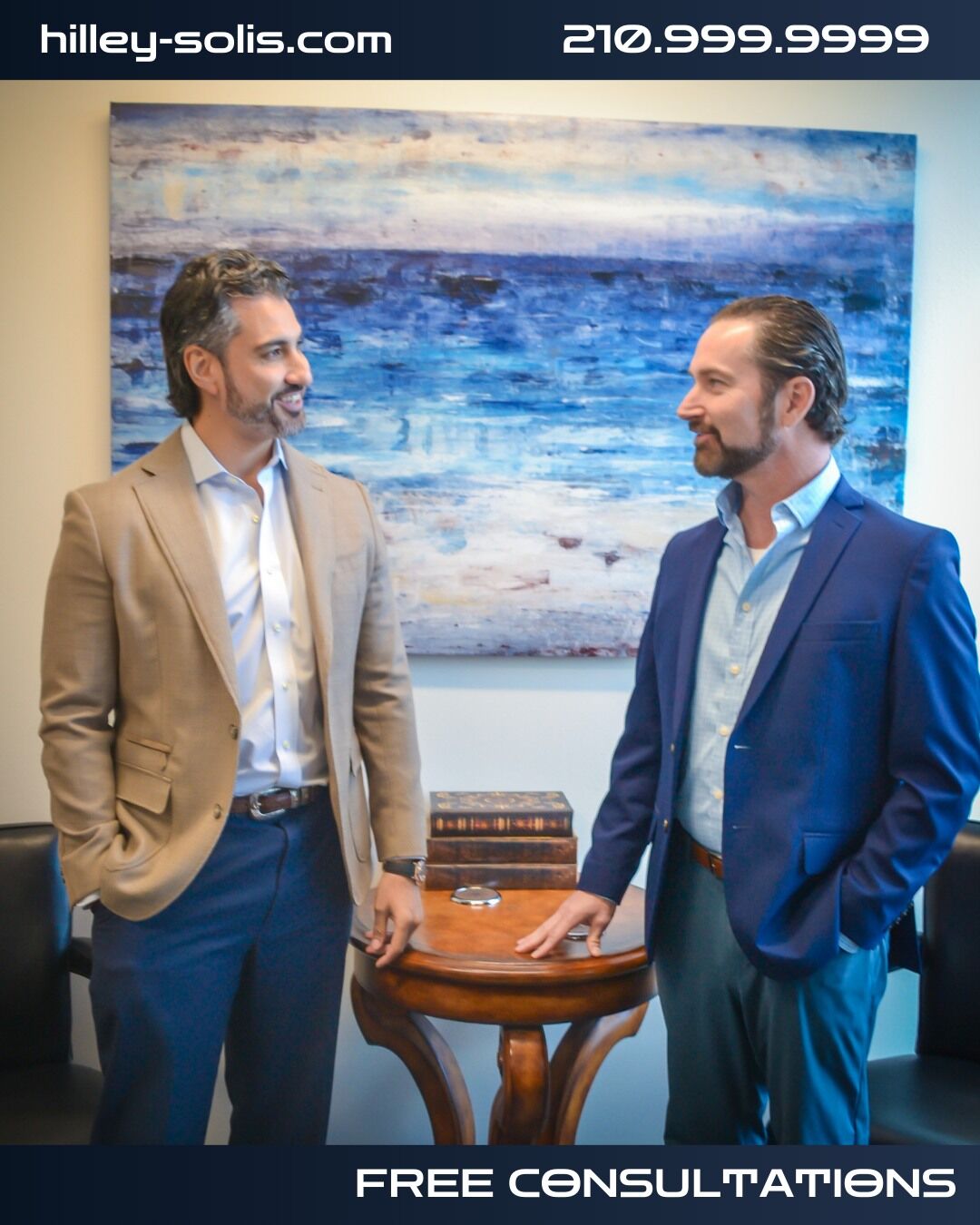 Car accidents happen fast. The recovery shouldn't drag on for years. If you've been hurt in a car accident in San Antonio, our personal injury attorneys can help you get the compensation you deserve—without the runaround.

Free consultation: 210.999.9999 | hilley-solis.com

#CarAccidentLawyer #SanAntonioCarAccident #PersonalInjuryAttorney #SanAntonioLawyer #CarAccidentAttorney